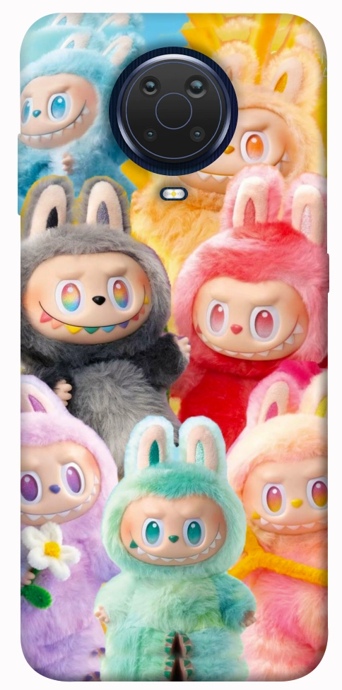 Чехол Rainbow labubu для Nokia G20
