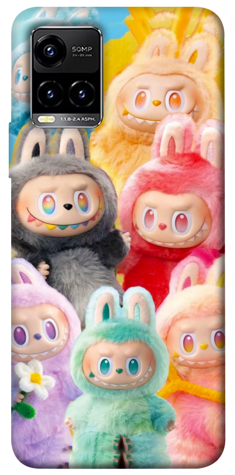 Чохол Rainbow labubu для Vivo Y33s
