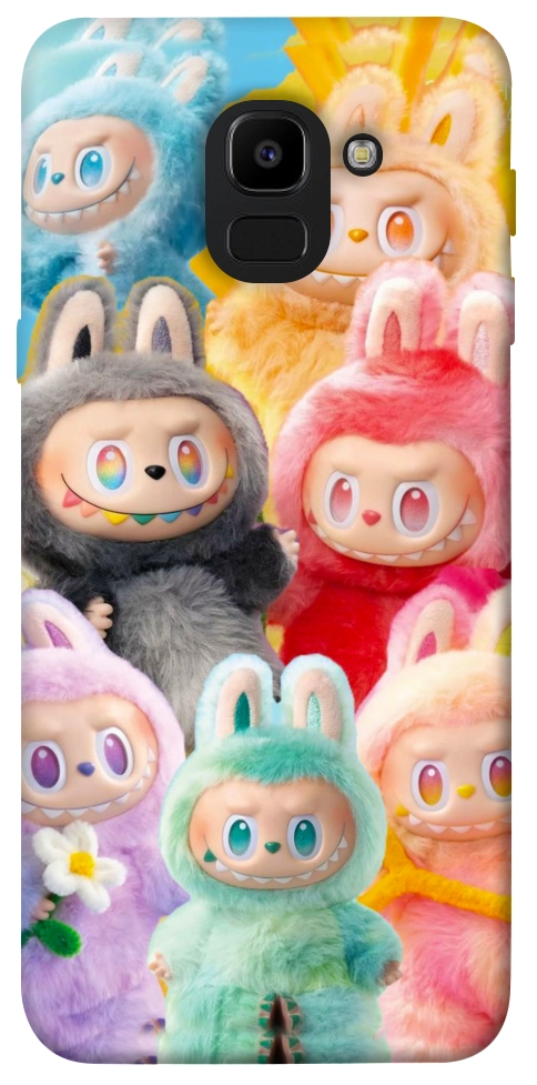 Чехол Rainbow labubu для Galaxy J6 (2018)