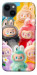 Чехол Rainbow labubu для iPhone 14 Plus