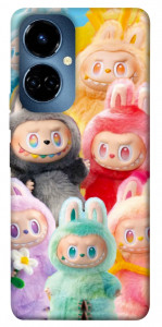 Чехол Rainbow labubu для TECNO Camon 19 (CI6n)