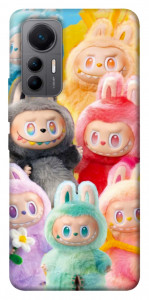 Чехол Rainbow labubu для Xiaomi 12 Lite