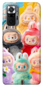 Чохол Rainbow labubu для Xiaomi Redmi Note 10 Pro Max