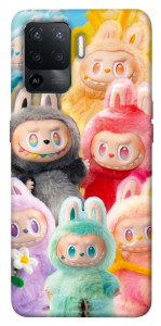 Чехол Rainbow labubu для Oppo Reno 5 Lite