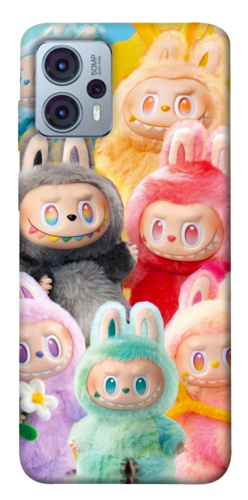 Чехол Rainbow labubu для Motorola Moto G23