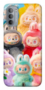 Чехол Rainbow labubu для Motorola Moto G31