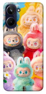 Чехол Rainbow labubu для Realme 10 4G