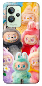 Чехол Rainbow labubu для Realme GT2