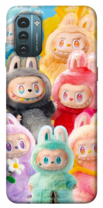 Чехол Rainbow labubu для Nokia G21