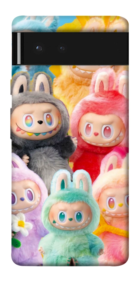 Чехол Rainbow labubu для Google Pixel 6