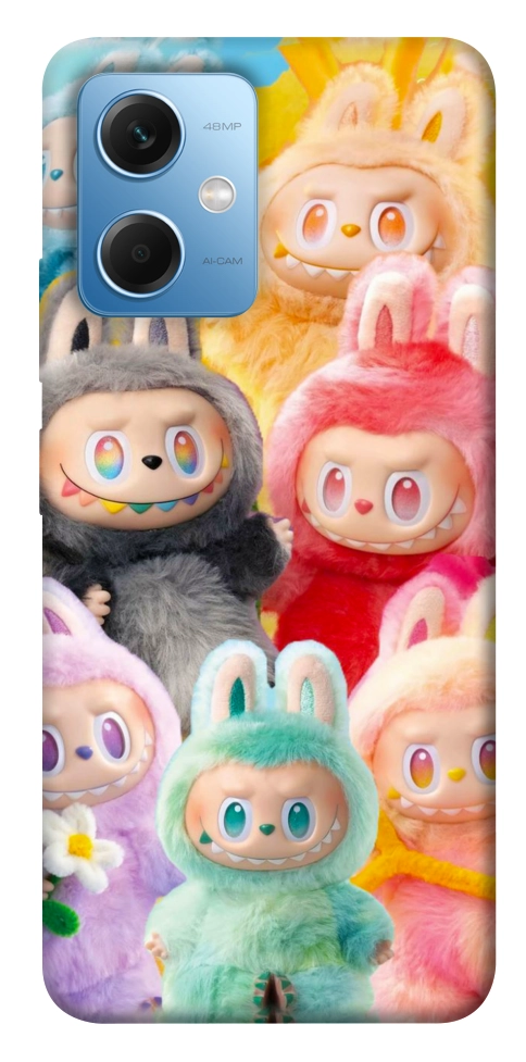 Чохол Rainbow labubu для Xiaomi Poco X5