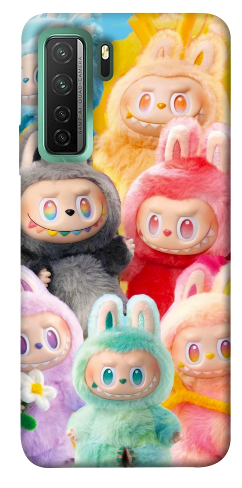 Чохол Rainbow labubu для Huawei nova 7 SE