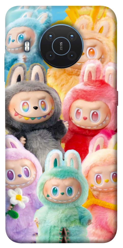 Чехол Rainbow labubu для Nokia X20