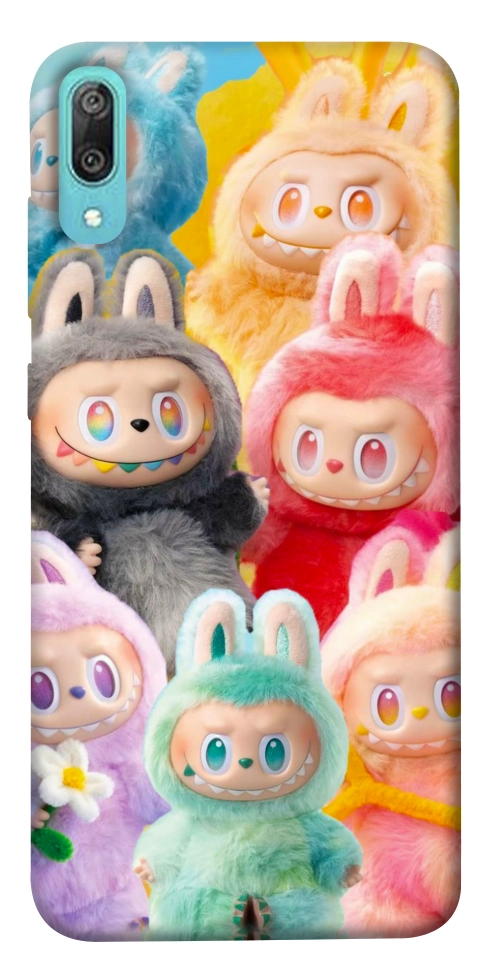 Чехол Rainbow labubu для Huawei Y6 Pro (2019)