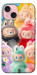 Чохол Rainbow labubu для iPhone 15