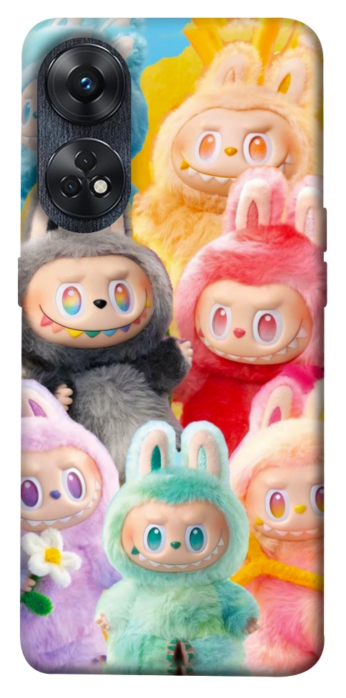 Чехол Rainbow labubu для Oppo Reno 8 T 4G