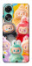 Чохол Rainbow labubu для Oppo A78 4G