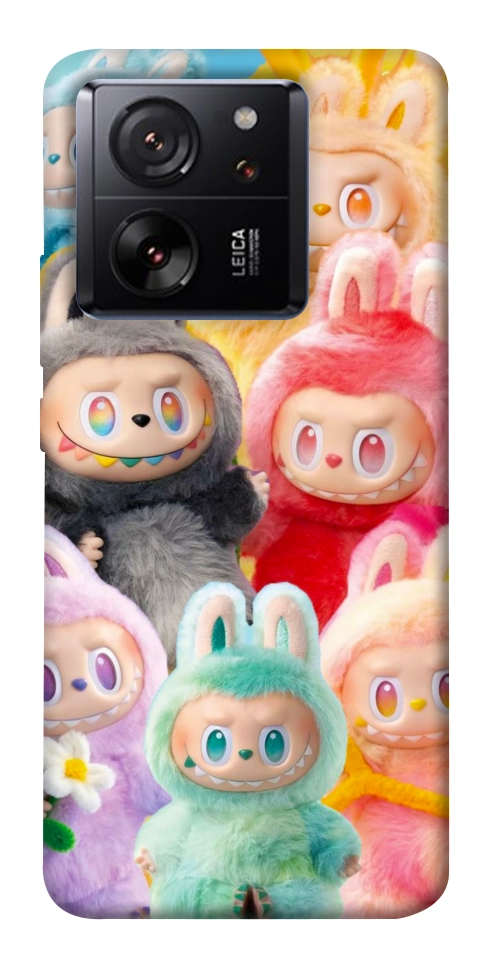 Чохол Rainbow labubu для Xiaomi 13T