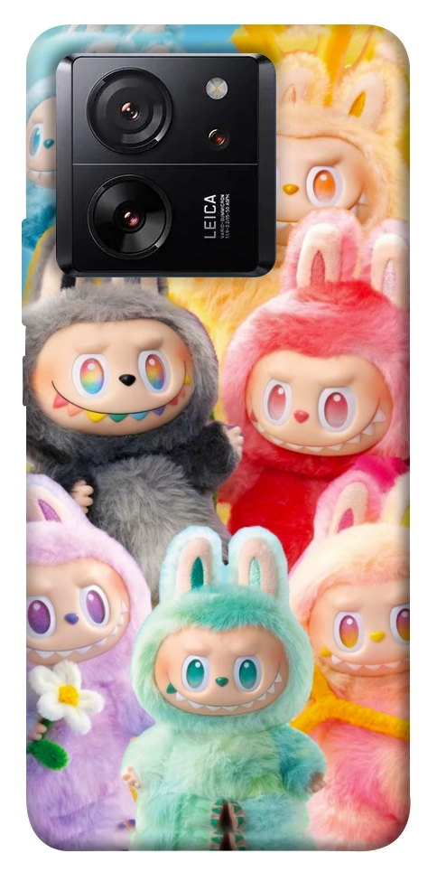 Чехол Rainbow labubu для Xiaomi 13T Pro
