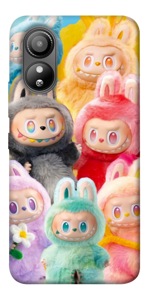 Чехол Rainbow labubu для ZTE Blade L220
