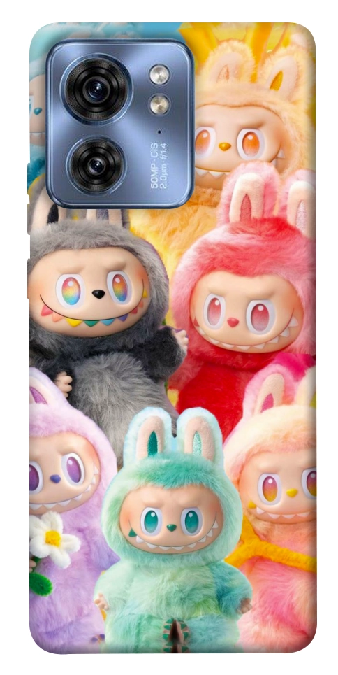 Чохол Rainbow labubu для Motorola Edge 40