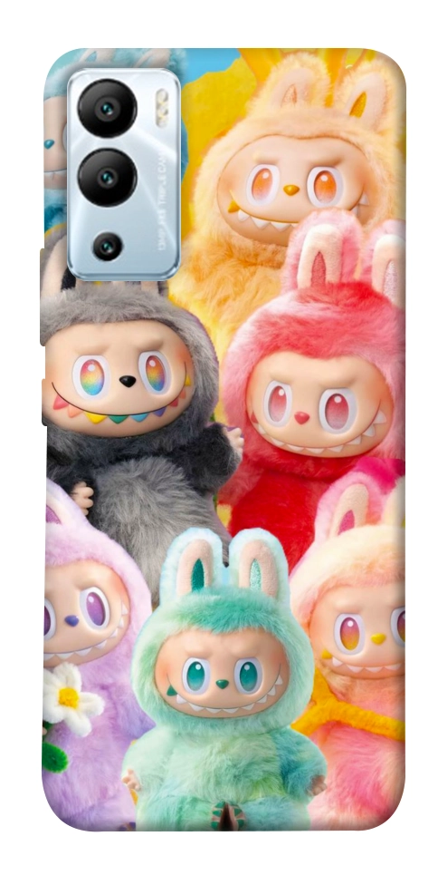 Чехол Rainbow labubu для Infinix Hot 12i