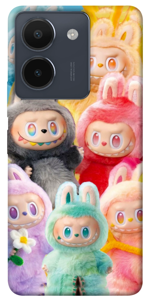 Чохол Rainbow labubu для Vivo Y36