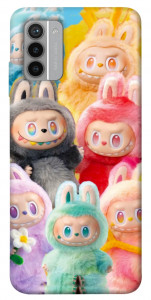 Чехол Rainbow labubu для Nokia G42
