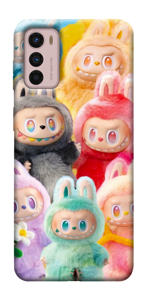 Чехол Rainbow labubu для Motorola Moto G42