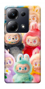 Чохол Rainbow labubu для Xiaomi Poco M6