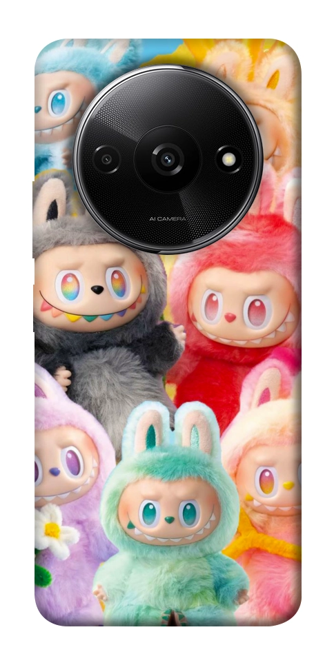 Чехол Rainbow labubu для Xiaomi Redmi A3