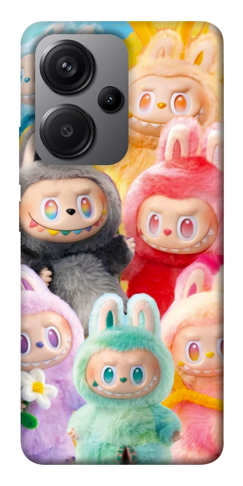 Чохол Rainbow labubu для Xiaomi Redmi Note 13 Pro+