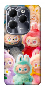 Чохол Rainbow labubu для Infinix Hot 40 Pro