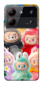 Чехол Rainbow labubu для ZTE Blade A54 4G