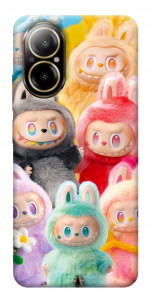 Чохол Rainbow labubu для Realme C67 4G