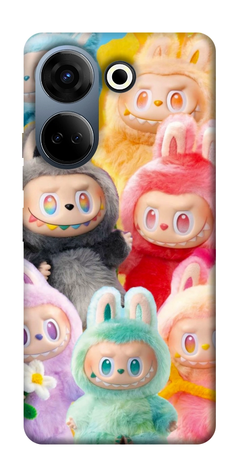 Чехол Rainbow labubu для TECNO Camon 20 Pro (CK7n)
