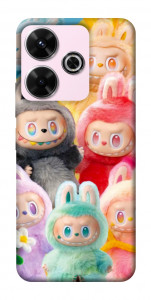 Чохол Rainbow labubu для Xiaomi Redmi 13 4G