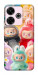 Чохол Rainbow labubu для Xiaomi Redmi 13 4G