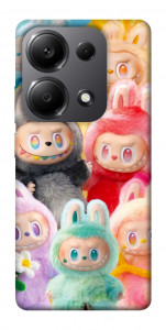 Чехол Rainbow labubu для Xiaomi Redmi Note 13 Pro 5G