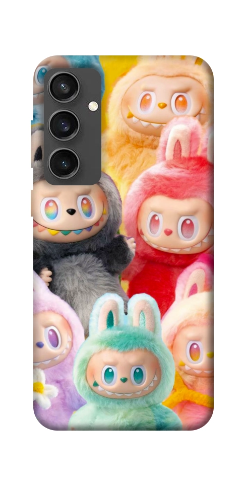 Чохол Rainbow labubu для Galaxy S24 FE