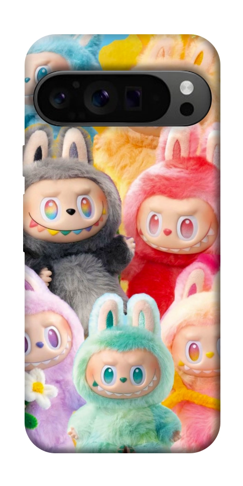 Чохол Rainbow labubu для Google Pixel 9 Pro