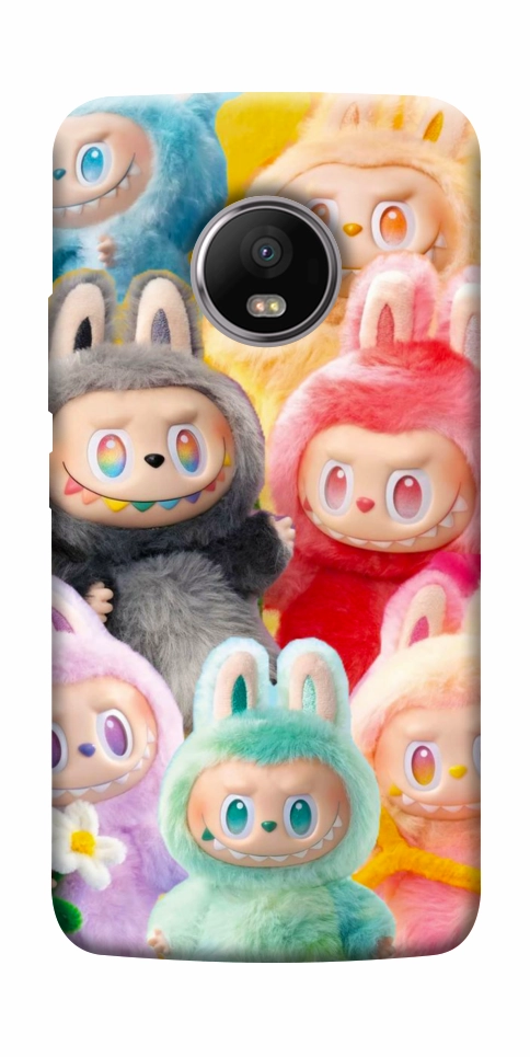 Чохол Rainbow labubu для Motorola Moto G5S