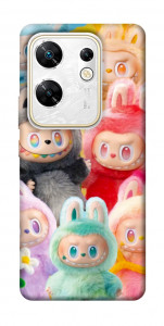 Чехол Rainbow labubu для Infinix Zero 30 4G