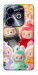Чохол Rainbow labubu для TECNO Spark 20