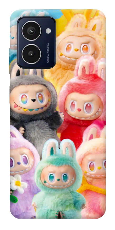 Чохол Rainbow labubu для HMD Pulse Pro
