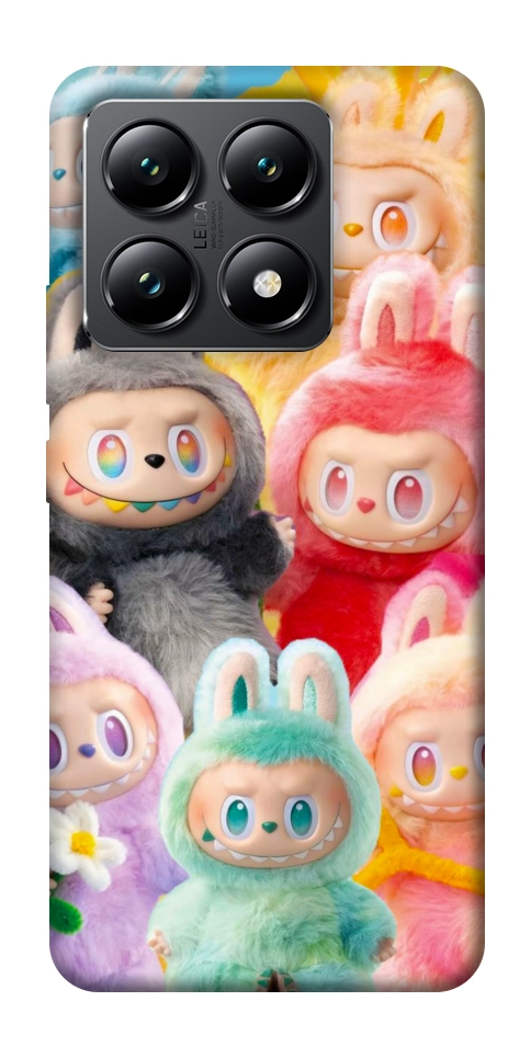 Чехол Rainbow labubu для Xiaomi 14T