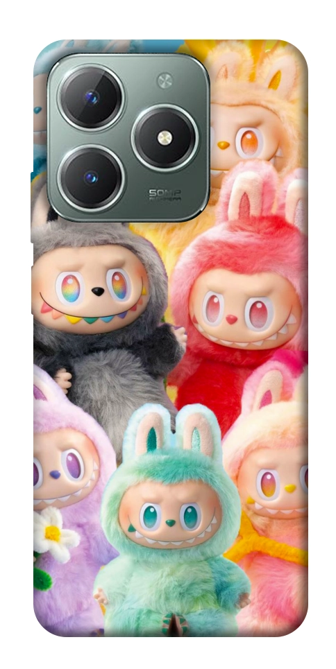 Чехол Rainbow labubu для Realme C61