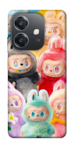 Чохол Rainbow labubu для Oppo A3 4G