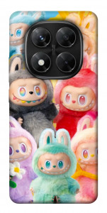 Чехол Rainbow labubu для Xiaomi Redmi Note 14 Pro 5G