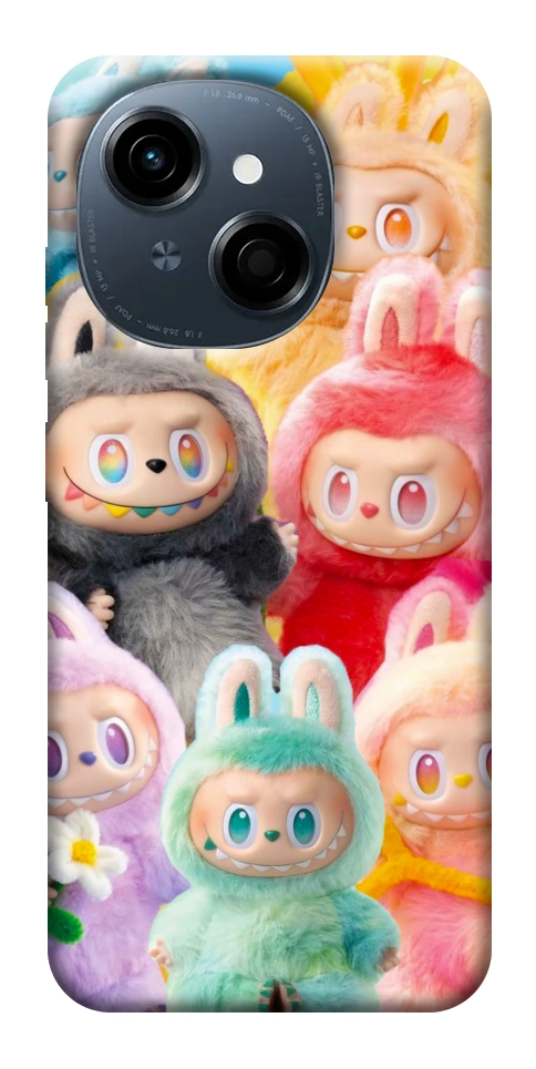Чохол Rainbow labubu для TECNO Spark Go 1 (KL4)